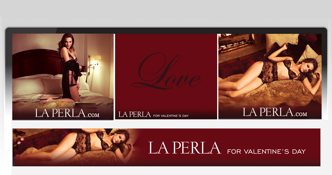 La Perla Wall Street Journal and NYT ad banners